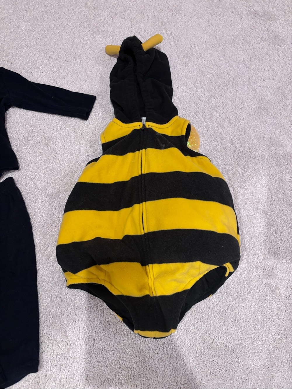 Carter's Baby Bee Costume Set - Black & Yellow 3-6 months - Picture 5 of 6